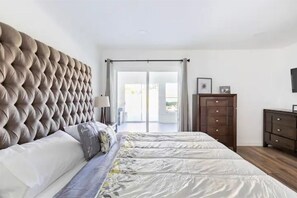 3 bedrooms, premium bedding, iron/ironing board, WiFi