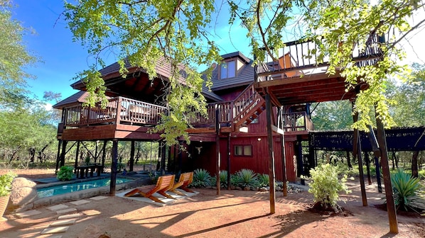 Façade de l’hébergement