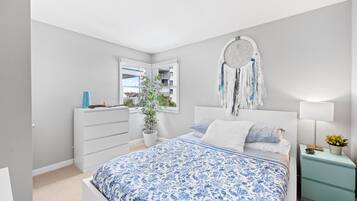 3 bedrooms, iron/ironing board, travel cot, free WiFi