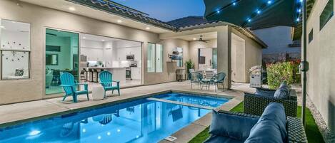 Una piscina climatizada