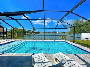 Pool - Lakeside Haven with Heated Pool (Cape Coral)