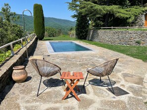 Seasonal outdoor pool - Hotel Santa Llucia Rupit (Rupit I Pruit)