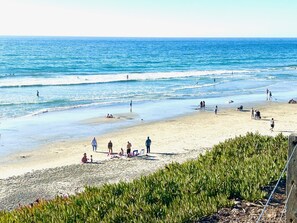 Sun-loungers, beach towels - Relax by the sea! Two bedroom retreat near Moonlight State Beach and Shopping. (Encinitas)