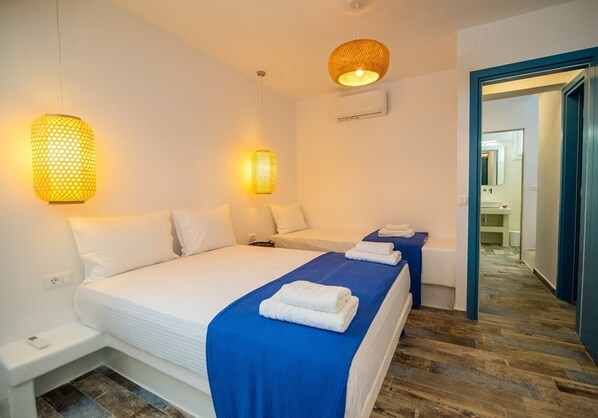 4 chambres, fer et planche à repasser, Wi-Fi gratuit, draps fournis
