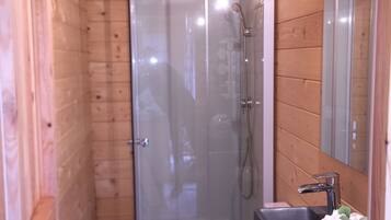 Hair dryer, towels, toilet paper