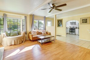 TV, fireplace - Santa Barbara Home w/ Private Outdoor Pool! (Santa Barbara)