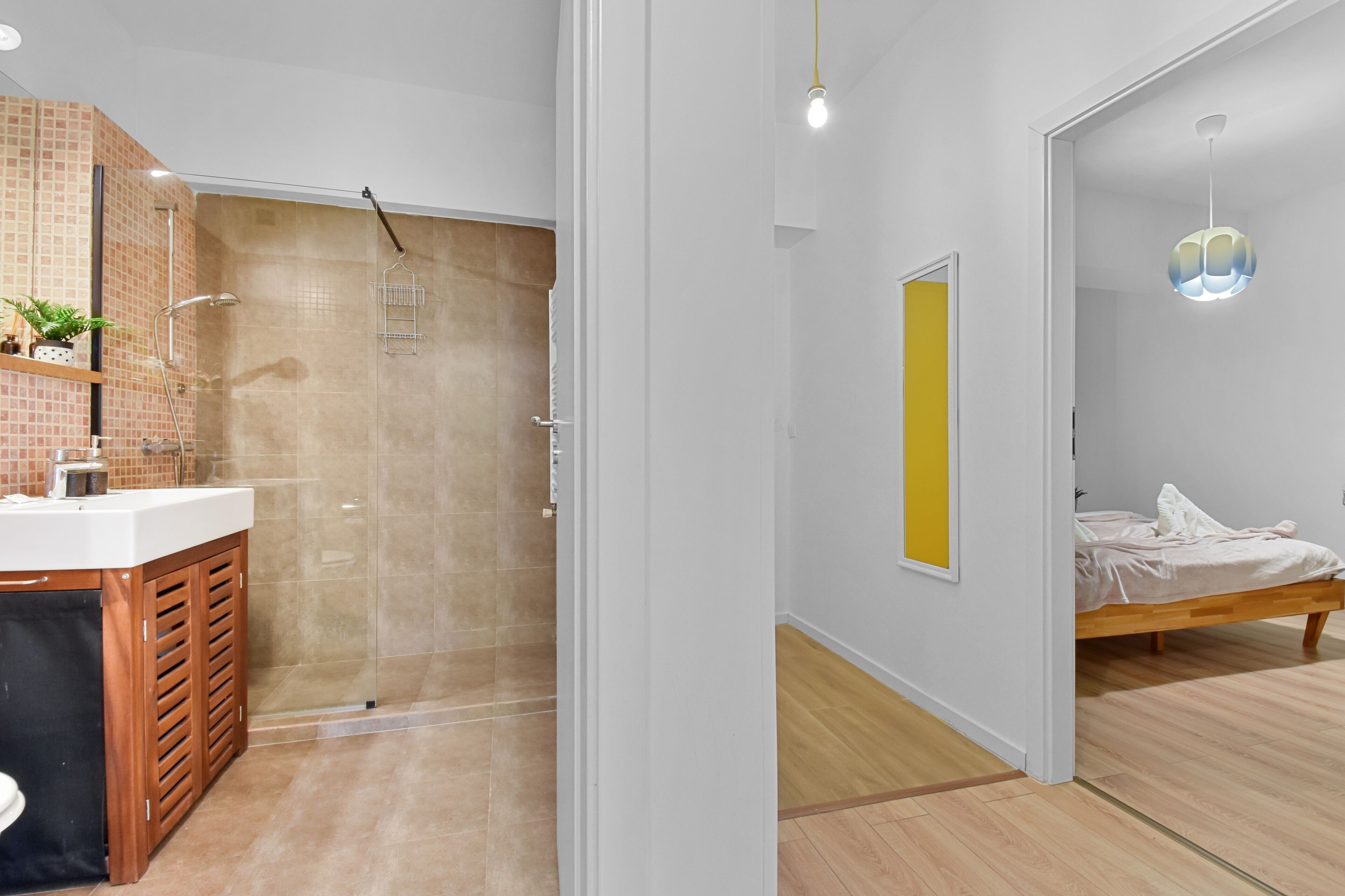 Family Apartment | Bathroom | Hair dryer, towels