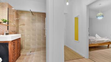 Family Apartment | Bathroom | Hair dryer, towels