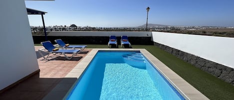 Una piscina climatizada