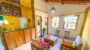 Living area - pousada Vila Mathilde (Alfredo Chaves)