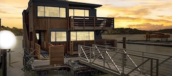 Floating condo 'A' on Sausalito's Richardson Bay.