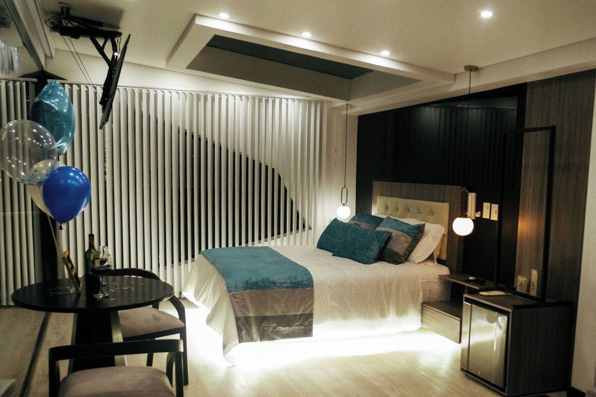 Down comforters, Select Comfort beds, free WiFi