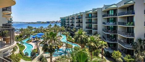 Indoor pool, outdoor pool