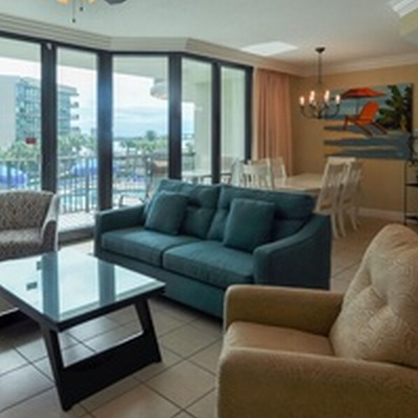 Apartment, 2 Schlafzimmer | Wohnbereich