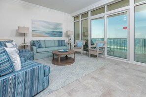 Condo, 3 Bedrooms | Living area - Phoenix Orange Beach by Brett/Robinson Vacations (Orange Beach)