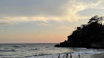 En la playa