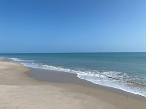 On the beach