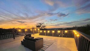 Terrace/patio - Caballo Bay at Horseshoe Bay | Sylish Retreat with Stunning Lake LBJ Views, Pool (Horseshoe Bay)