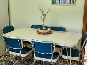 Dining - Large Retro Beach House with Style Class and Fun (Rye)