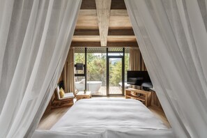 風格客房 | 高級寢具、羽絨被、記憶床墊、免費迷你吧物品