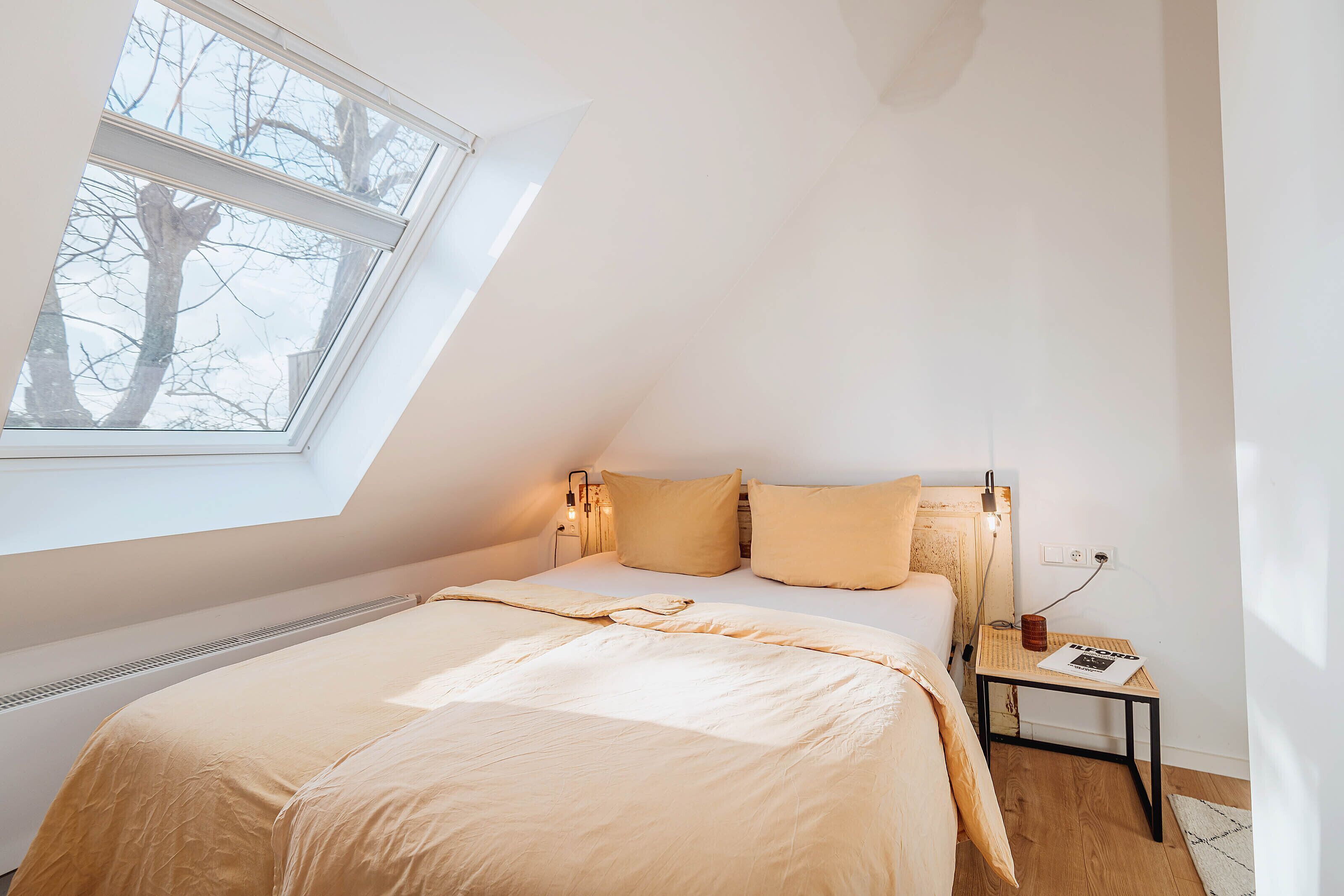 Blackout curtains, iron/ironing board, free WiFi, bed sheets