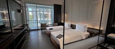三辰閣(市景) | 高級寢具、羽絨被、特厚豪華床墊、迷你吧贈品