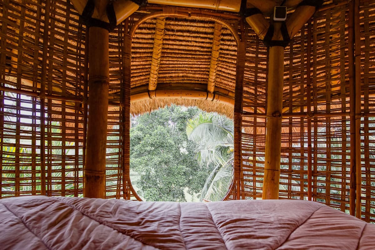 Bamboo Birdsnest Level 3 Sleeping Pod | 1 bedroom, individually decorated, individually furnished, free WiFi