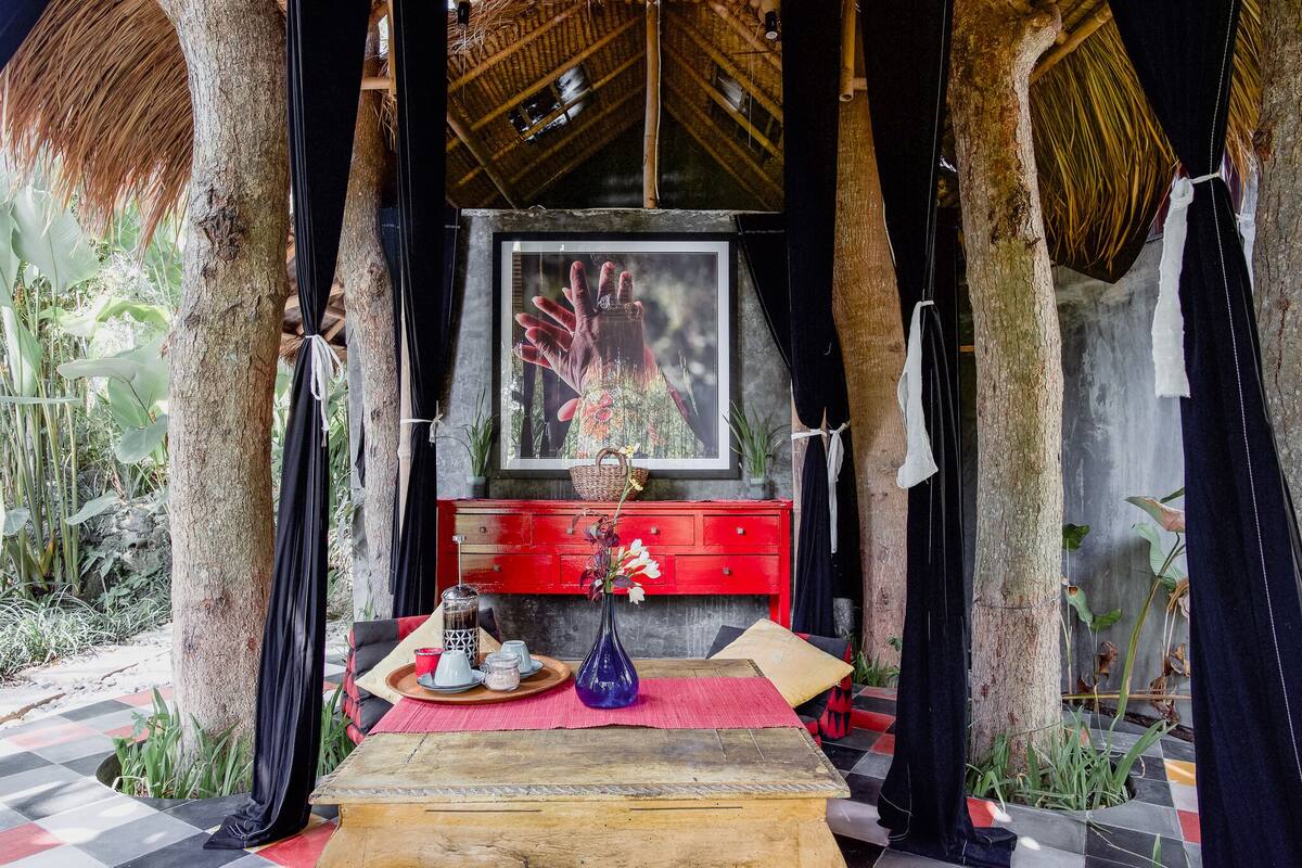 传统树屋 (Magical Modern Bamboo Treehouse) | 露台