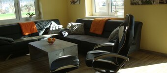 Vacation home Am Wolfspfad with wildlife observation, unique nature, near Waldbad