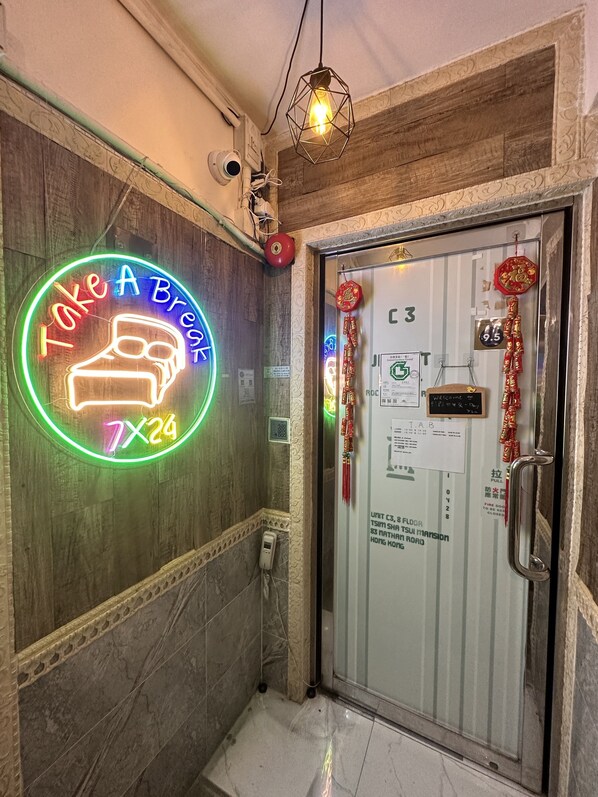 Facciata della struttura