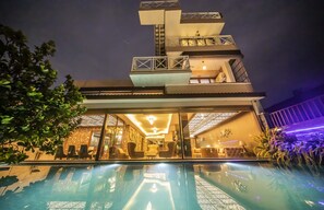 Façade de l’hébergement