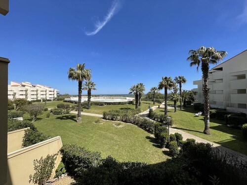 3-room apt with pool, parking, pets allowed, Saint-Cyprien