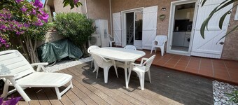 Charming 3-Room Villa with Mezzanine, Pool, Tennis, Near Beach & Port in Saint Cyprien