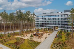 Apartment, 1 Bedroom, Balcony, Beachside | Balcony view - Shellter Apartment Rogowo by Renters (Trzebiatow)