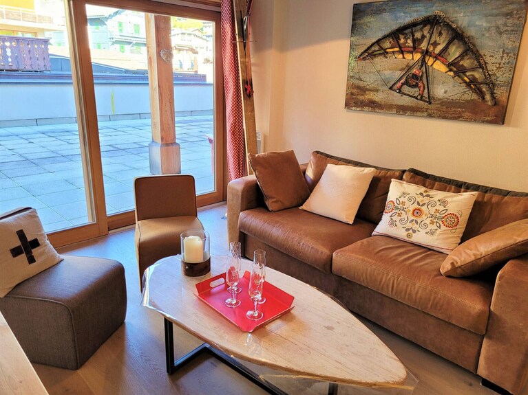 Appartement T4 Chaleureux Au Centre, Parking Couvert - Les Gets