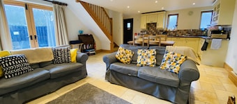 A perfect, peaceful countryside retreat with walks from the door.