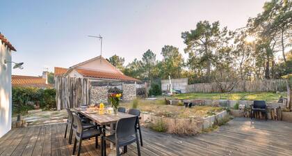 AccÚs privée à la plage à Barbùtre - Maison pour 6