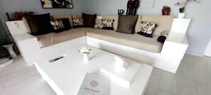 Smart TV, books, stereo