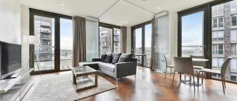 Apartment, 1 Queen Bed with Sofa bed | Living area