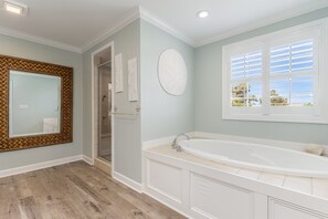 Shower, towels, soap