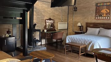 Romantik-hytte | Premium-sengetøj, minibar, individuelt design, individuel indretning
