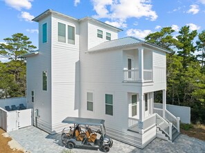 Exterior - 5 minute walk to Beach - Pool - Families! Bikes! (Santa Rosa Beach)