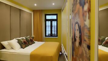 Quarto standard | Roupas de cama premium, frigobar, cofres nos quartos