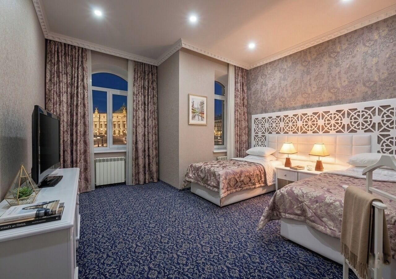 Deluxe Double or Twin Room, City View | Premium bedding, Select Comfort beds, minibar, in-room safe