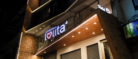 Facciata della struttura