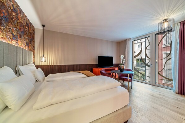 Free WiFi, bed sheets