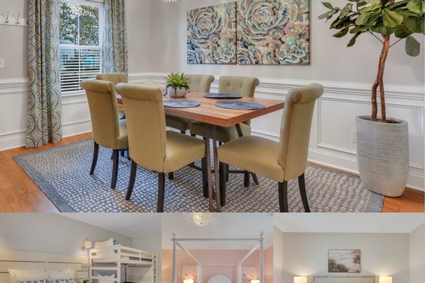 3 soveværelser, skrivebord, strygejern/strygebræt, weekendseng