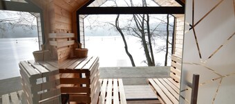 House by Lake Stare Czaple with Sauna