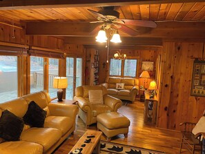 Cabin, Multiple Beds, Patio, Mountain View (Cozy Bear at Bent Tree) | Living area