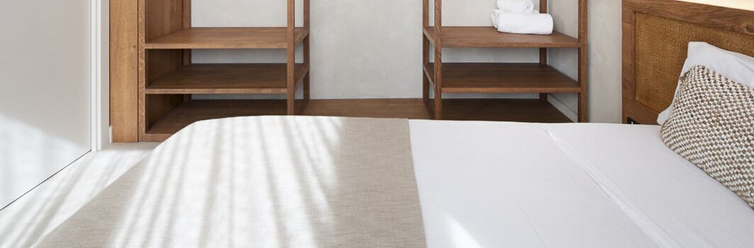 1 bedroom, premium bedding, down comforters, individually decorated